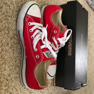 Red Converse (Low-tops)